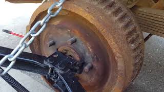 Trick  Removing A Rusted Brake Drum