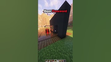 Minecraft | Door password #minecraft #minecraftbuild