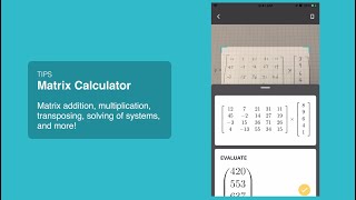 Matrix Calculator with Microsoft Math Solver! screenshot 5