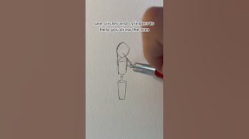 How to draw arm from simple shapes || Jmarron