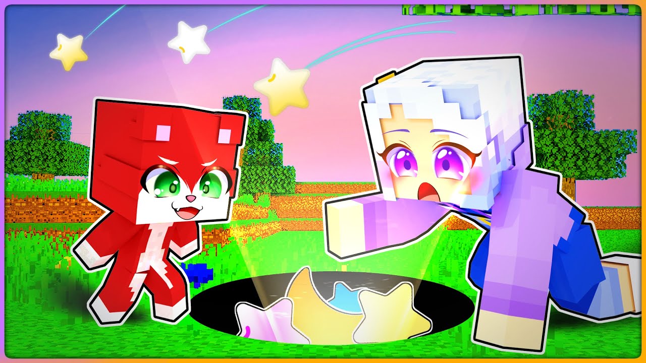 流れ星が落ちた場所に宝物が埋まっているマインクラフト🎁✨【マイクラ/まいくら/Minecraft】