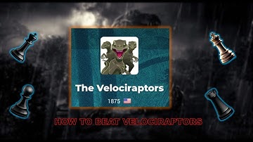 HOW TO BEAT VELOCIRAPTORS | HOW TO BEAT CHESS.COM NEW BOT