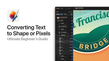Converting Text to Shape or Pixels – The Beginner’s Guide to Pixelmator Pro