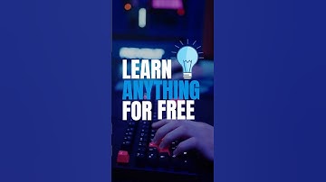 Learn anything for free! #productivity #learnandgrow #programming #aitools2025 #learnanything