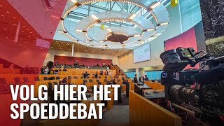 LIVE: Spoeddebat over ingrijpen bij UvAprotesten