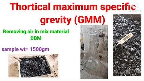 thoritical maximum specific gravity GMM is code MS 2