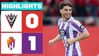 Resumen de CD Mirandés vs Real Valladolid CF (0-1)