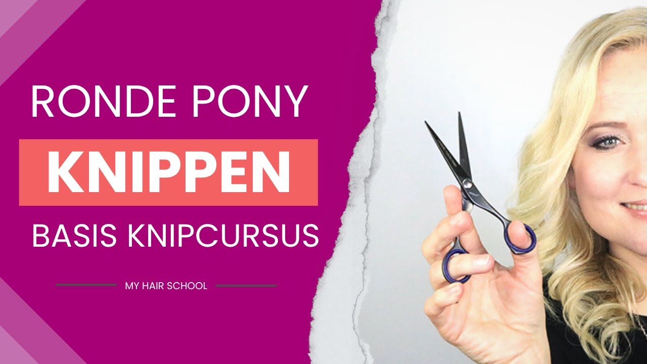 Met deze kniptechniek knip je een RONDE PONY! | Curtain Bangs | Tutorial Haren Knippen