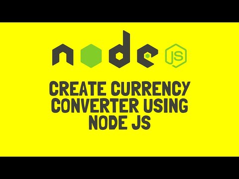 Learn How to Create Currency Converter using Node JS ( in 5 mins )
