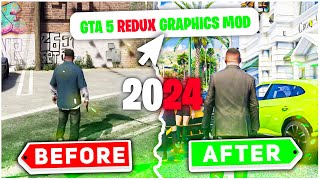 🔥How To Install Graphics Mod In GTA 5 - 2024 (Remaster GTA 5 With Redux Graphics Mod!) by Fierce Rex 4,120 views 5 months ago 8 minutes, 6 seconds