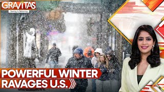 USA: Dangerous Cold Sweeps Across Central US, Flights Grounded | GRAVITAS