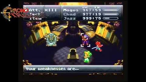 Chrono Trigger - Yakra XIII Boss Fight