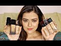 Top 6 Foundations For Indian Skin With Prices | Maybelline, Loreal, Huda Beauty & More | Review