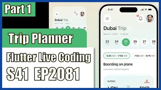 Famous [Flutter] Flutter Live Coding EP2081 (Trip Planner App UI Part 1) Profile