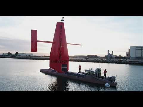Saildrone Surveyor 72-foot USV Launched in California