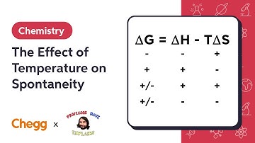 The Effect of Temperature on Spontaneity | Professor Dave & Chegg Explain
