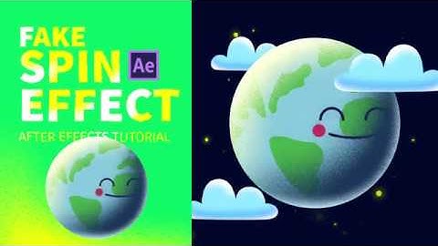 Faux 3D Spin Effect. After Effects Tutorial