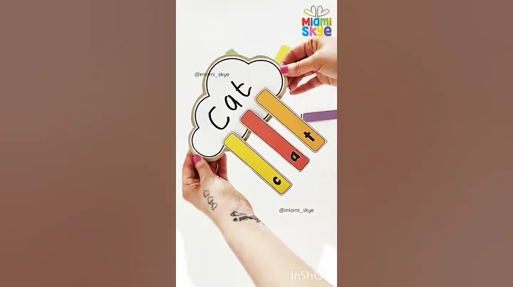 Practice PHONICS & SPELLING Activity! EASY CRAFT #phonics #easycraft #spelling #craftforkids #diy