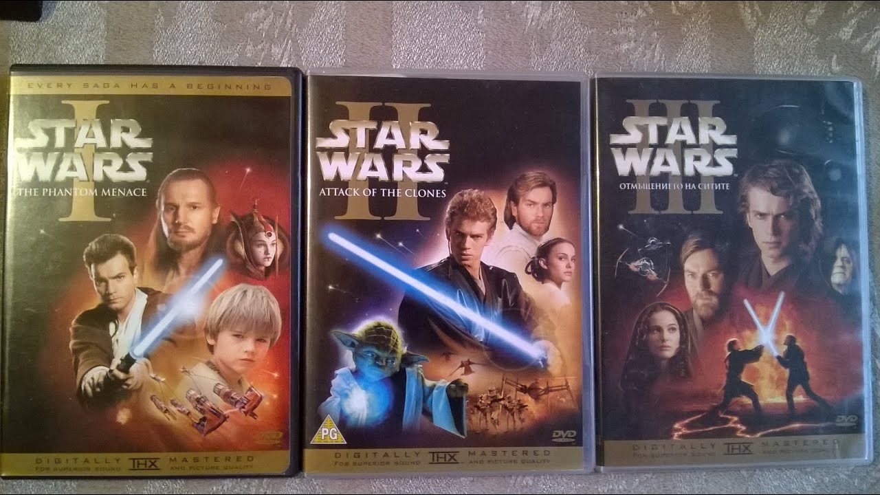 Star Wars Episode I,II,III DVD Collection - YouTube