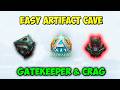 ASTRAEOS Artifact of the Gatekeeper &amp; Crag EASY! and SOLO | ARK Survival Ascended