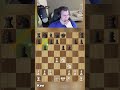 Magnus Carlsen's Reaction to This INSANE Mate! 😱 #chess #magnuscarlsen
