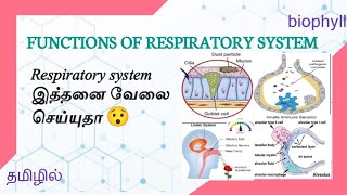 Function of respiratory system in tamil |