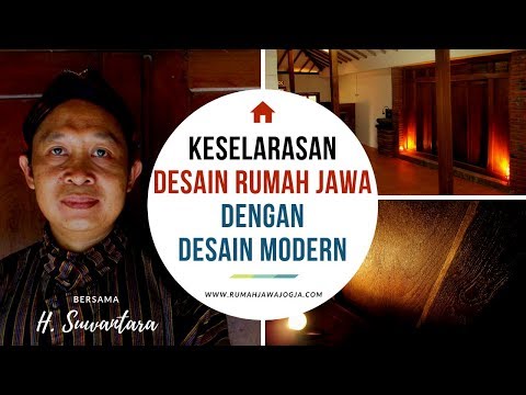 Keselarasan Desain  Rumah  Jawa dg Desain  Modern bersama  