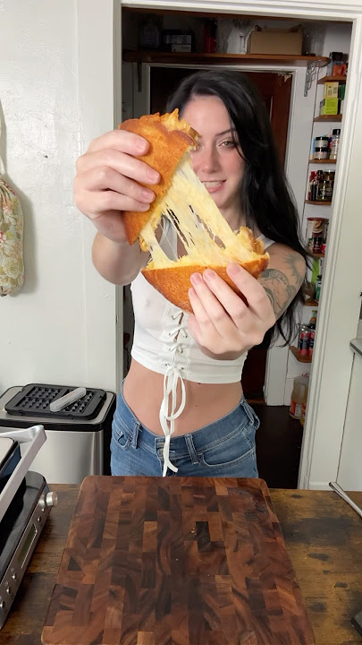 New waffle maker/panini press! What sandwich should I make with it next? #waffles #cooking #panini i