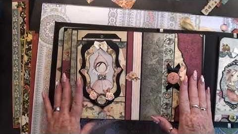 Mini Album Tutorial #7 Grahic 45  Bird Song (  mirabelle style )