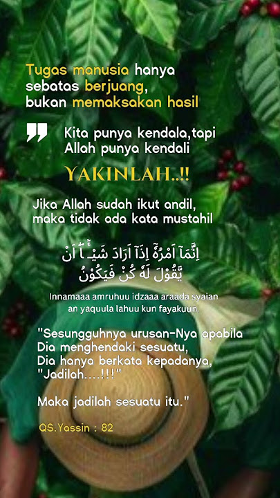 Yakinlah #islami #bahagia #quotes