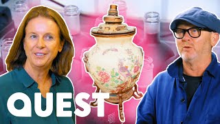 Drew Picks Up Japanse Oil Lamp From English Farm That Makes Blackcurrant Liqueur | Salvage Hunters