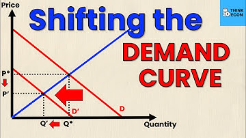 Shifting the DEMAND CURVE Leftward | Think Econ