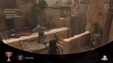 Assassin’s Creed® Mirage Trophy Guide – Poster Boy 🏆🪧| At Maximum Notoriety Tear Down Wanted Posters