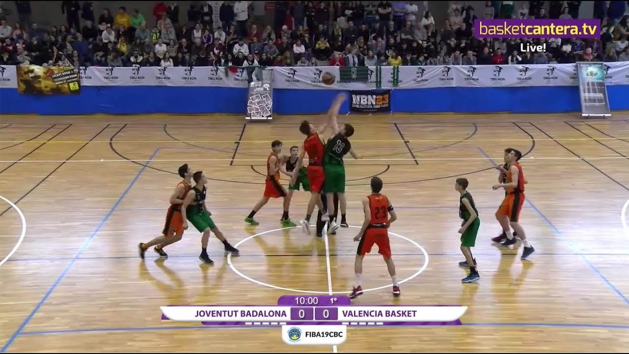 junior contra once caldas U14M - JOVENTUT vs VALENCIA BASKET.- FINAL Torneo Infantil Fiba Castelldefels-19 (BasketCantera.TV)