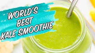 Kale Pineapple Healthy Breakfast Smoothie