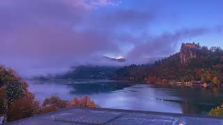 Lake Bled, Slovenia - Sunrise and Sunset Timelapse.