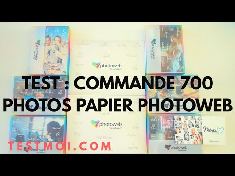 TEST : Commande 700 Photos Papier PHOTOWEB - testmoi.com