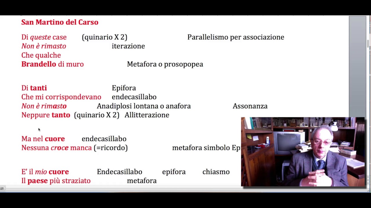 Ungaretti: san Martino del Carso - YouTube