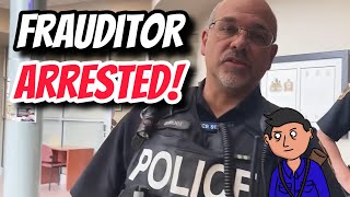 FRAUDITOR GETS ARRESTED TWICE IN A WEEK IN FRONT OF HIS SON!