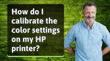 How do I calibrate the color settings on my HP printer?