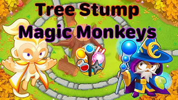 Tree Stump: Magic Monkeys Only - No Farms, No MK