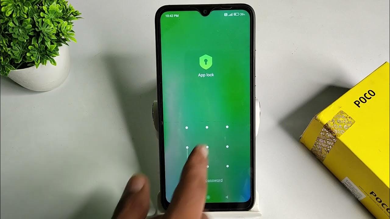 how-to-change-app-password-in-poco-c3-app-lock-mobile-setting-youtube