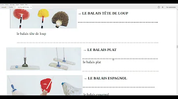 Quels sont les outils de nettoyage ?