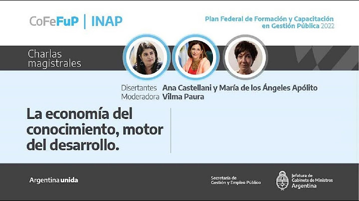 Ciclo de Charlas Magistrales: La economía del conocimiento, motor del desarrollo.