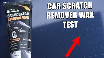 Rayhong Car Scratch Remover Wax Honest Review - I Tried To Remove Nail Scratches From The Hood