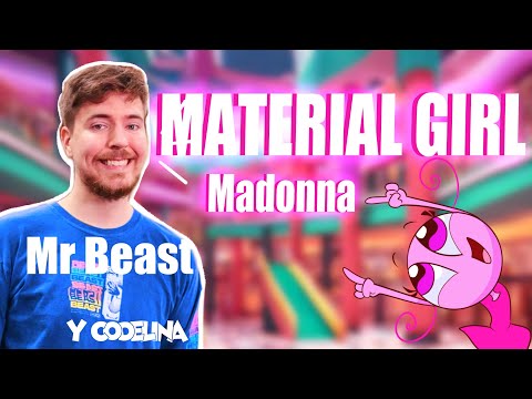 😱MR. BEAST y Codelina...|| Codelina canta "Material Girl" de Madonna💅 @MrBeast