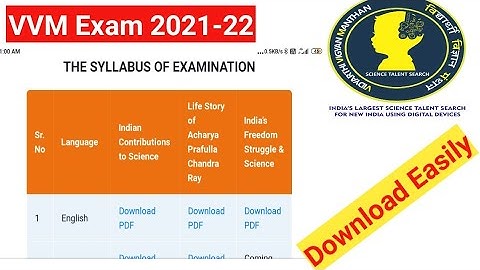 How to Download VVM Study Materials?