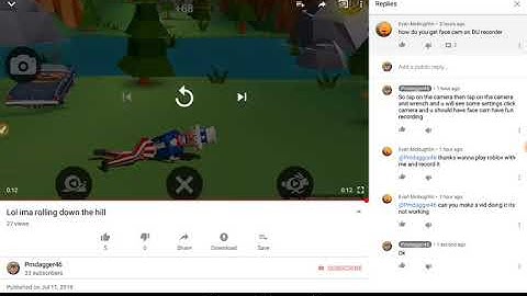 how to get a face cam with du recorder