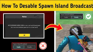 Easy Trick To Disable Spawn Island Broadcast in BGMI || Ashmal