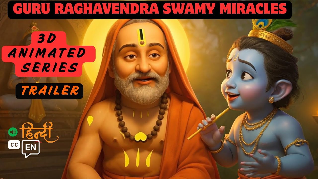 Amazing Miracles of Guru Raghavendra Swamy | 3D Animated Series Teaser (Hindi | English Subs)